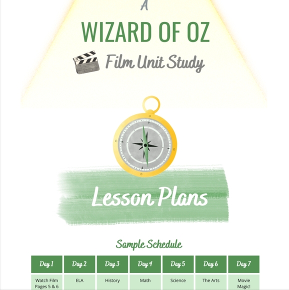 New The Wizard of Oz Homeschool Unit Study - Picture 1 of 6